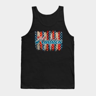 Classic Name Madden Vintage Styles Christmas 70s 80s 90s Tank Top